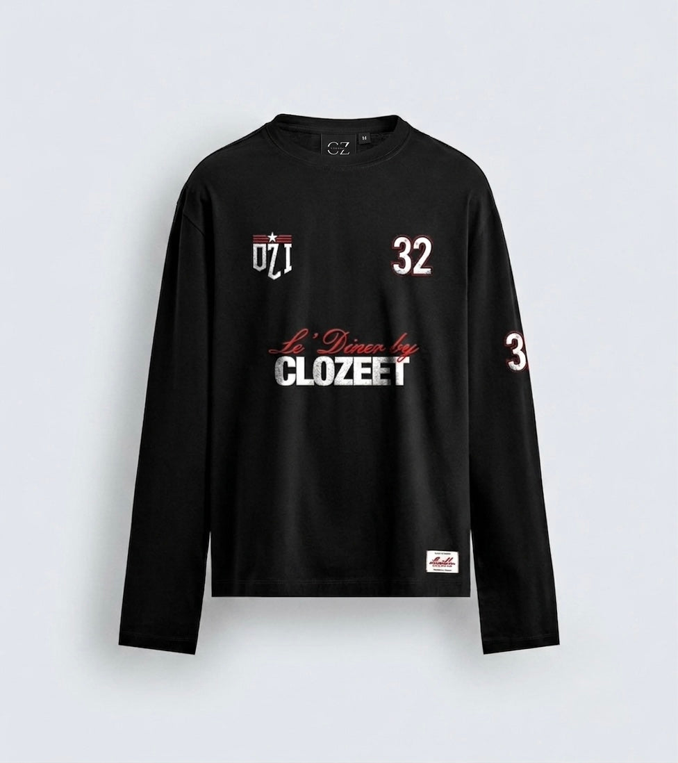 Clozeet Le’ Diner Black Waffle T-Shirt