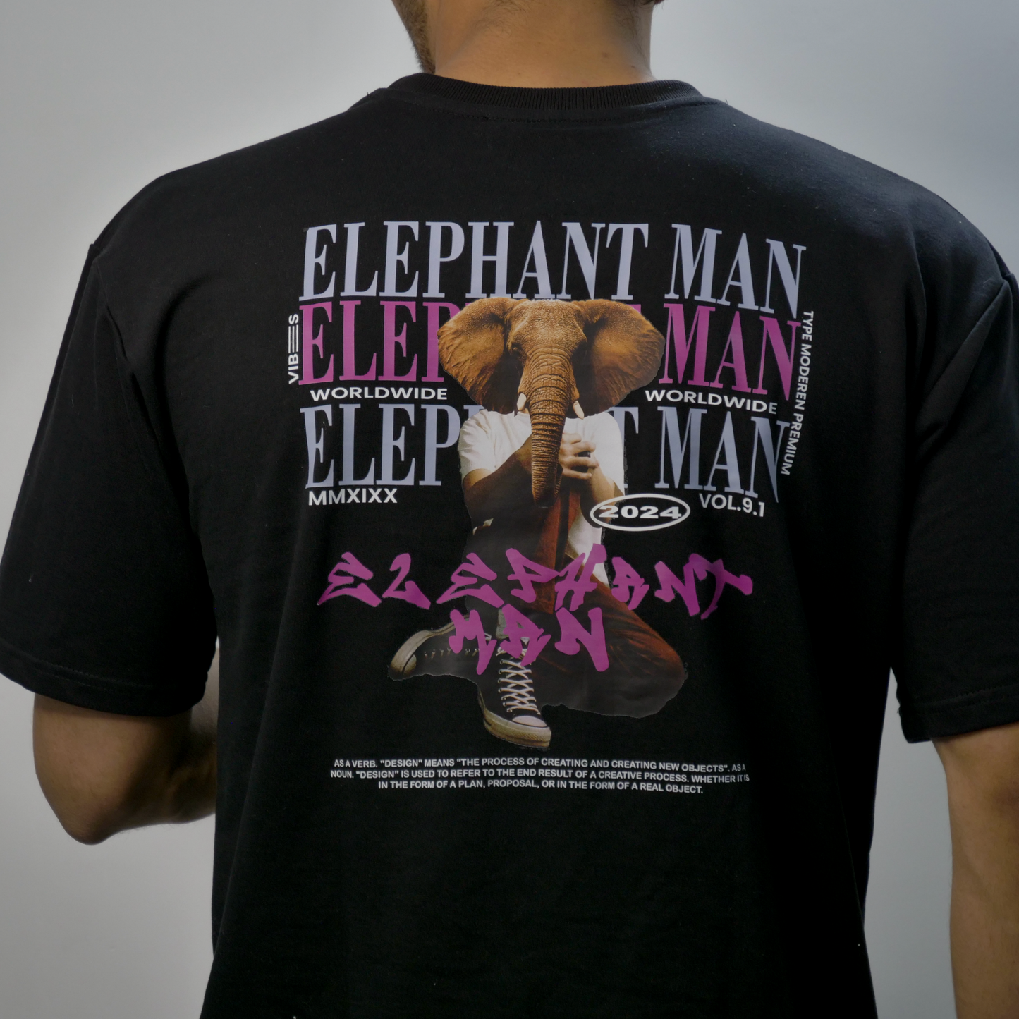 Elephant Man Oversized T-Shirt