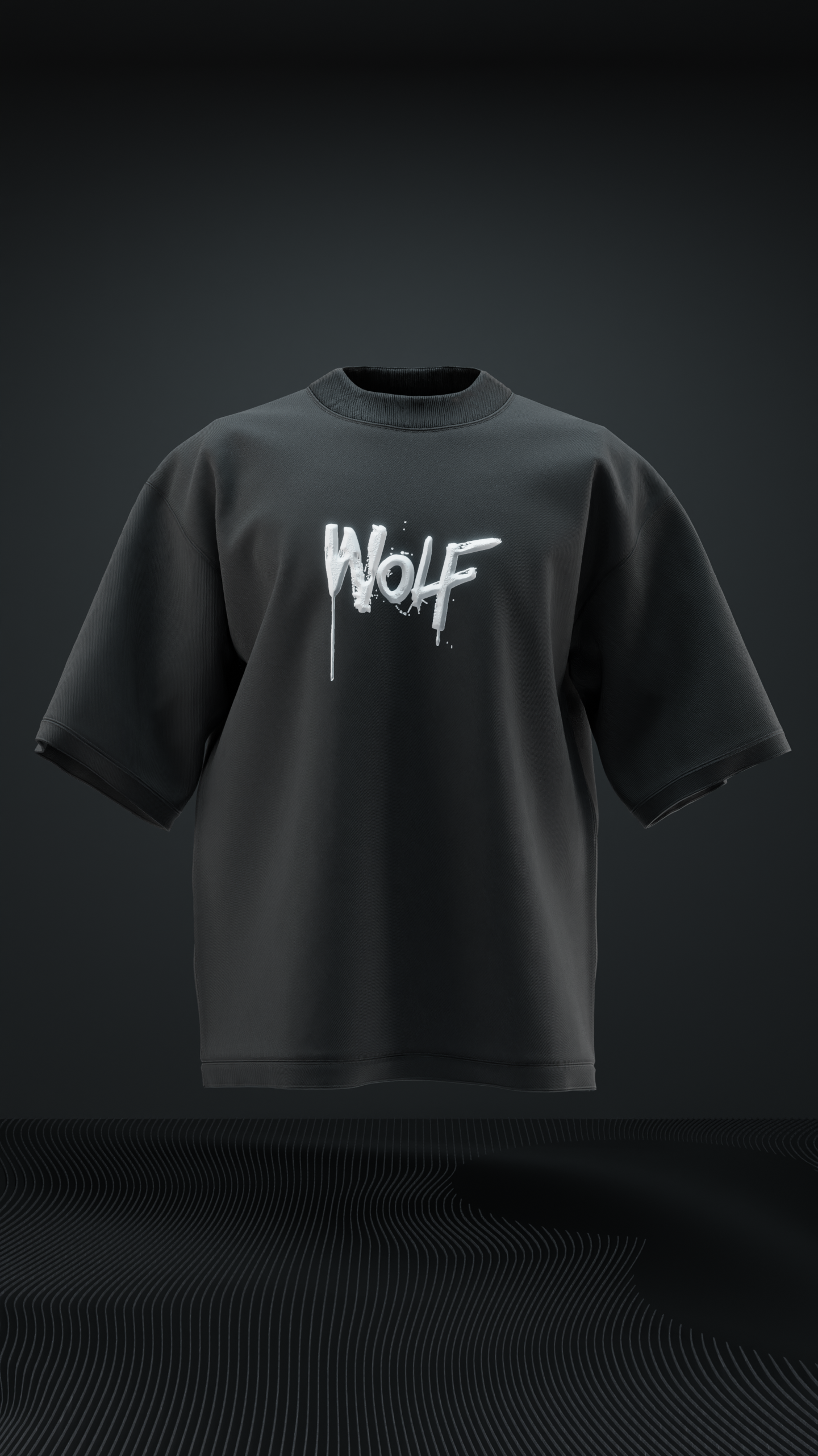 Wild Wolf Oversized T Shirt