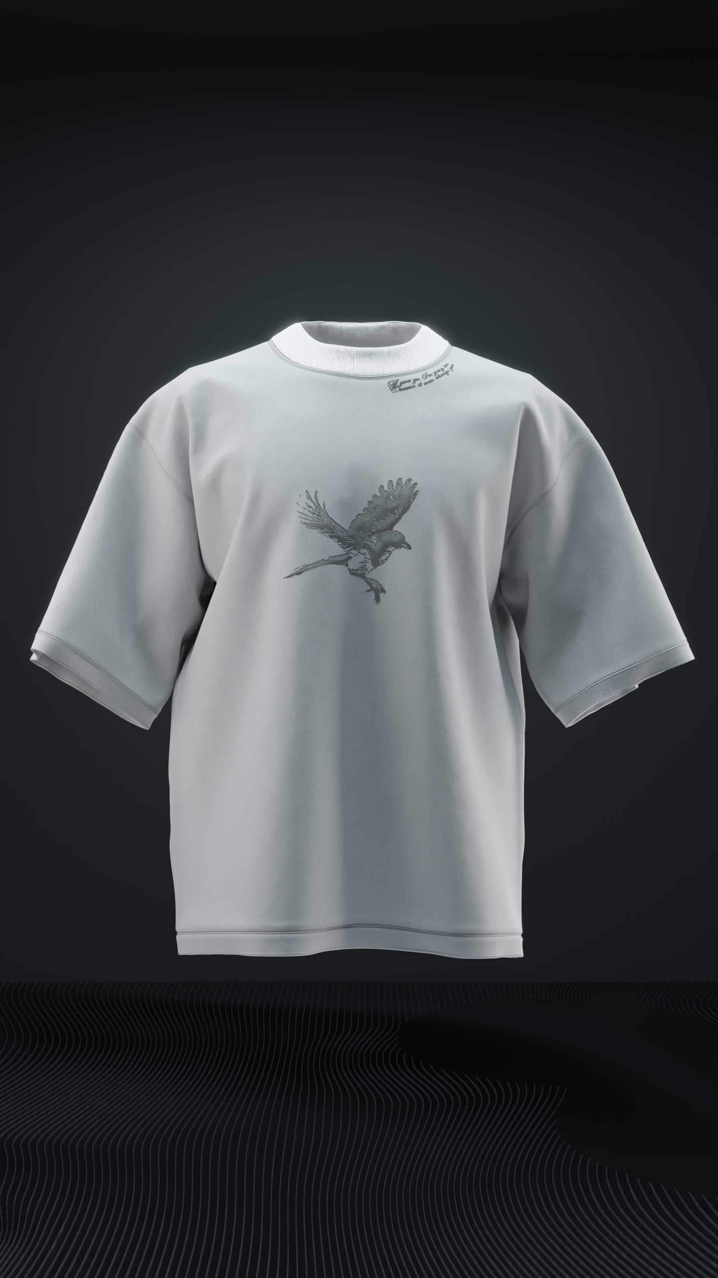 Wings Of Peace Oversized T Shirt